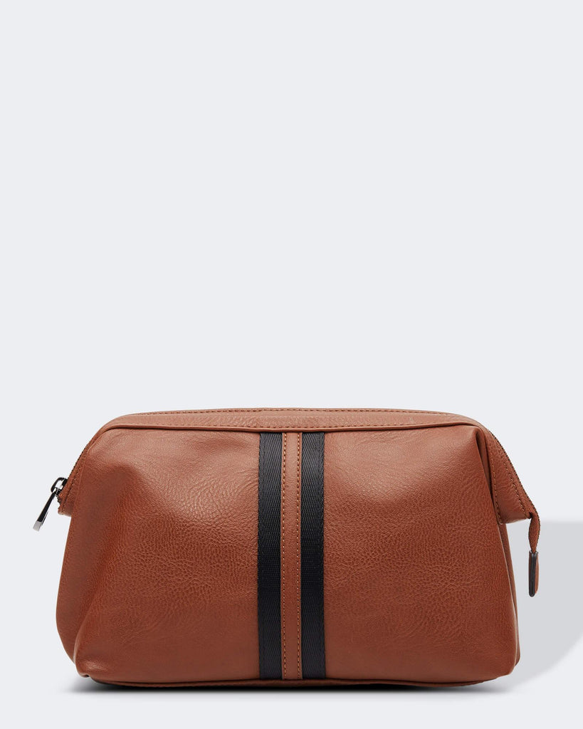 Louenhide  Gilbert Mens Toiletry Bag | Tan available at Rose St Trading Co
