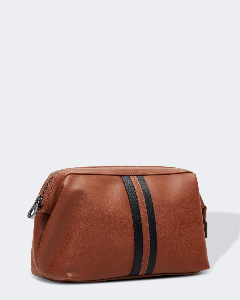 Louenhide  Gilbert Mens Toiletry Bag | Tan available at Rose St Trading Co