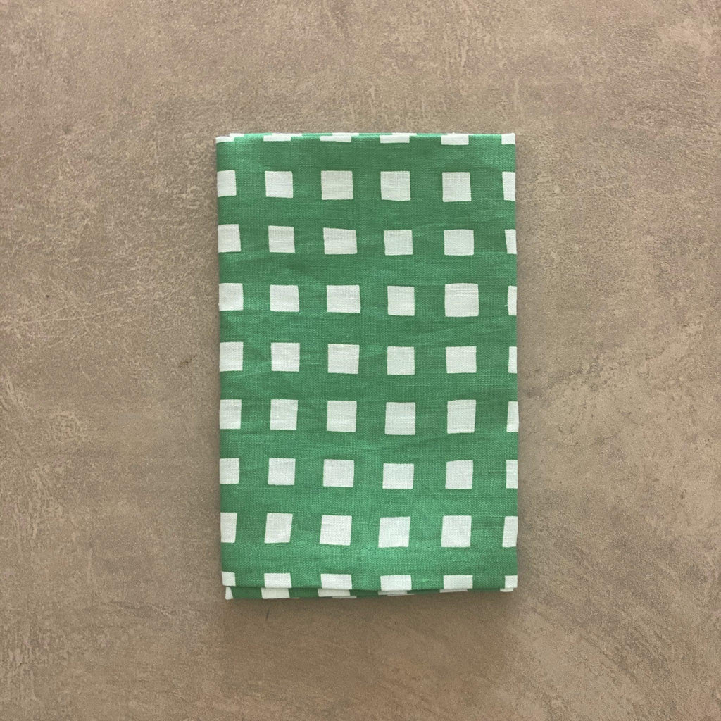 Bright Threads  Gingham Napkin | Green available at Rose St Trading Co
