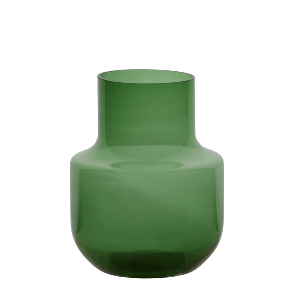 RSTC  Glass Vase Bottle | Green Large available at Rose St Trading Co