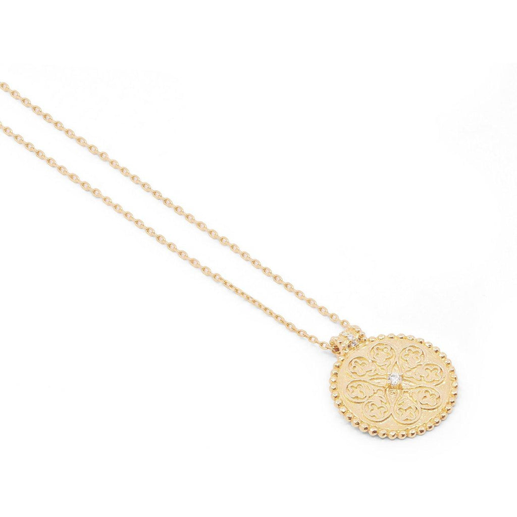 By Charlotte  Gold Believe in Luck Necklace available at Rose St Trading Co