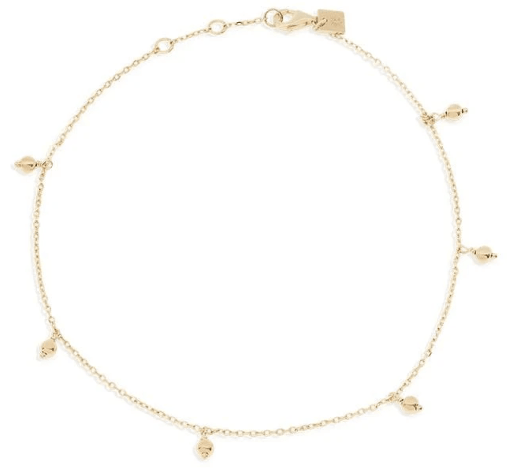 By Charlotte  Gold Blessing Anklet available at Rose St Trading Co