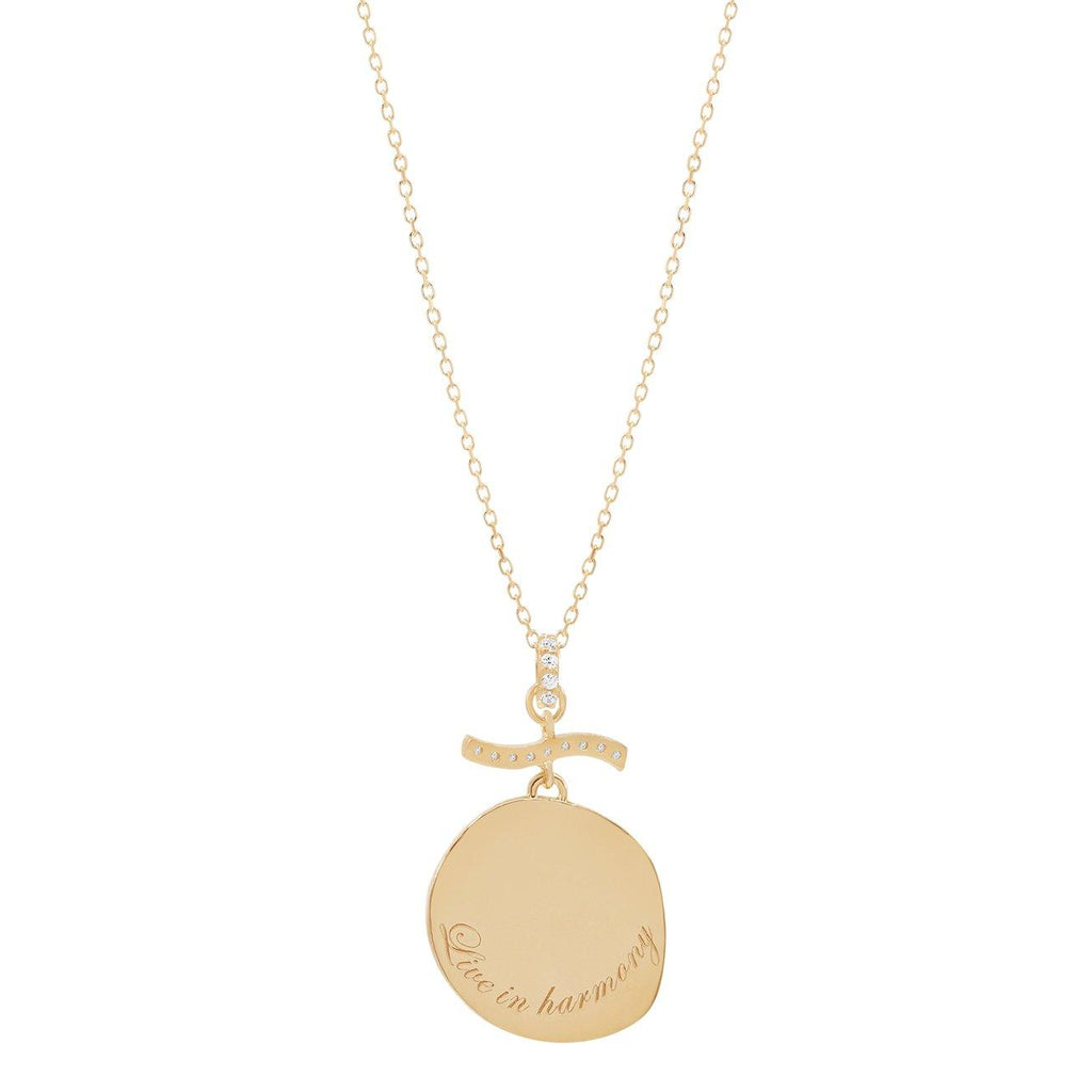 By Charlotte  Gold Divine Goddess Necklace available at Rose St Trading Co
