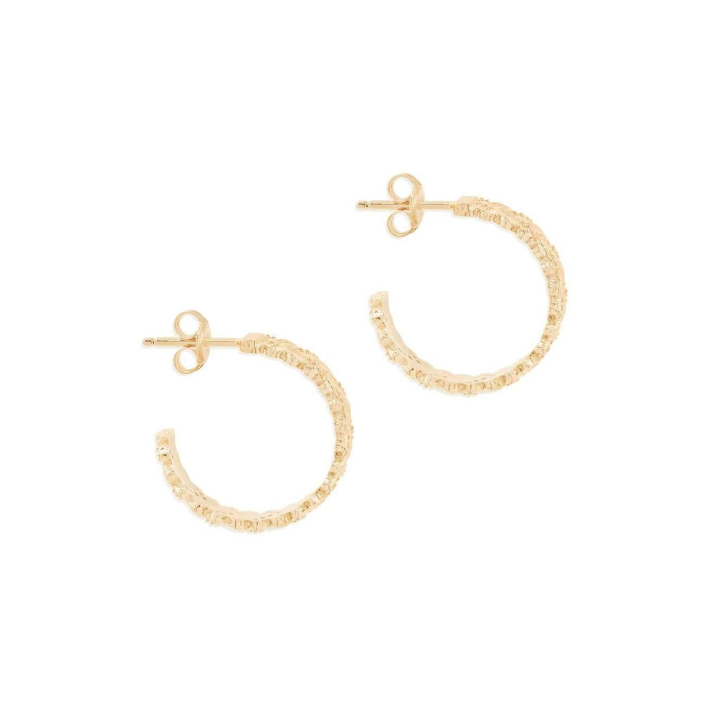 By Charlotte  Gold Dream Weaver Hoops available at Rose St Trading Co