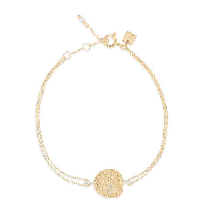 By Charlotte  Gold Goddess of Air Bracelet available at Rose St Trading Co