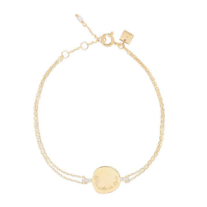 By Charlotte  Gold Goddess of Air Bracelet available at Rose St Trading Co