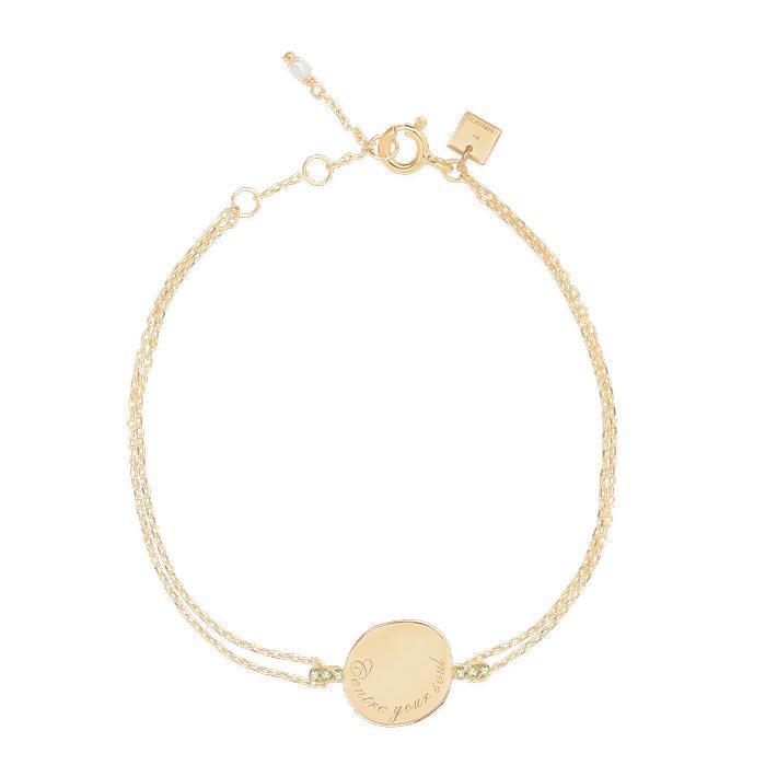 By Charlotte  Gold Goddess Of Earth Bracelet available at Rose St Trading Co