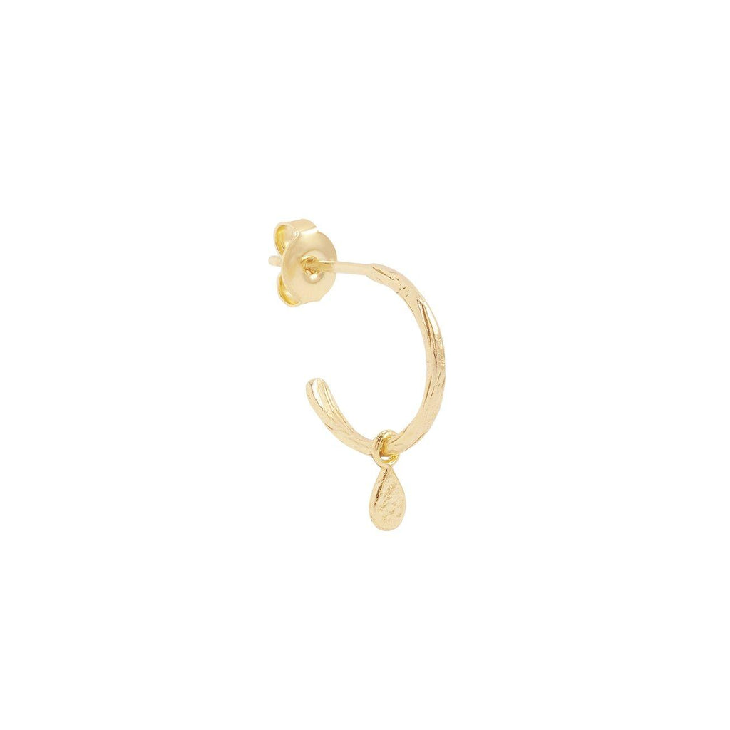 By Charlotte  Gold Grace Hoop Earrings available at Rose St Trading Co