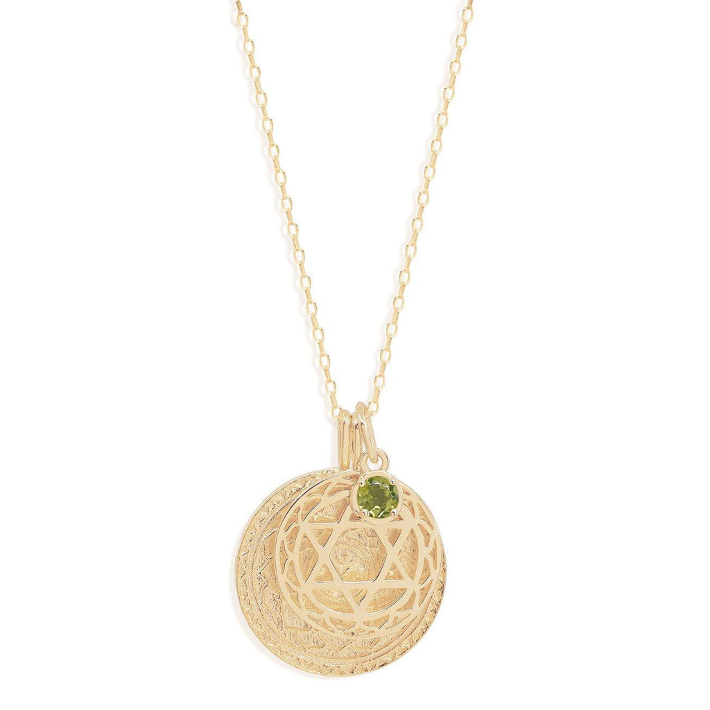 By Charlotte  Gold I Am Worthy Of Love, Heart Chakra N'lace available at Rose St Trading Co