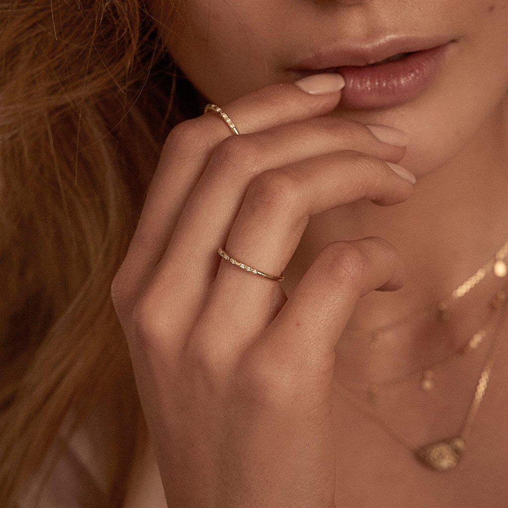 By Charlotte  Gold Illuminate Ring available at Rose St Trading Co