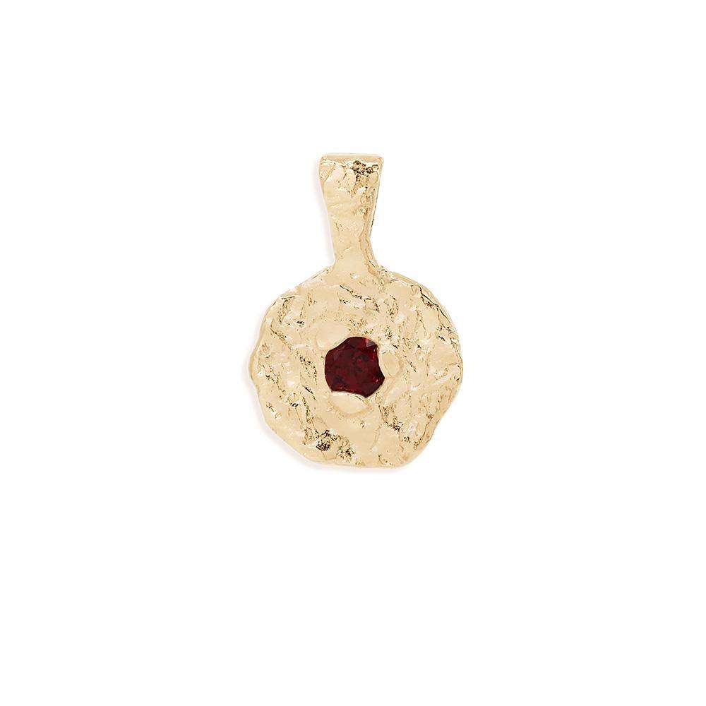 By Charlotte  Gold January Birthstone Pendant available at Rose St Trading Co