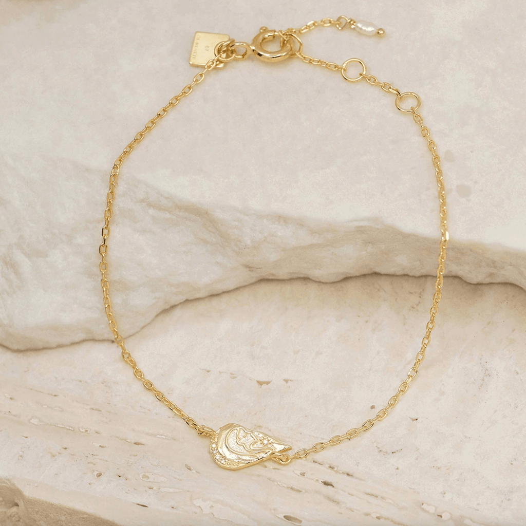 By Charlotte  Gold My Safest Place Bracelet available at Rose St Trading Co