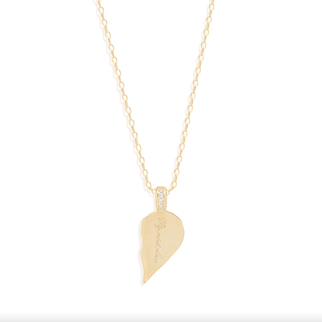 By Charlotte  Gold My Safest Place Necklace available at Rose St Trading Co