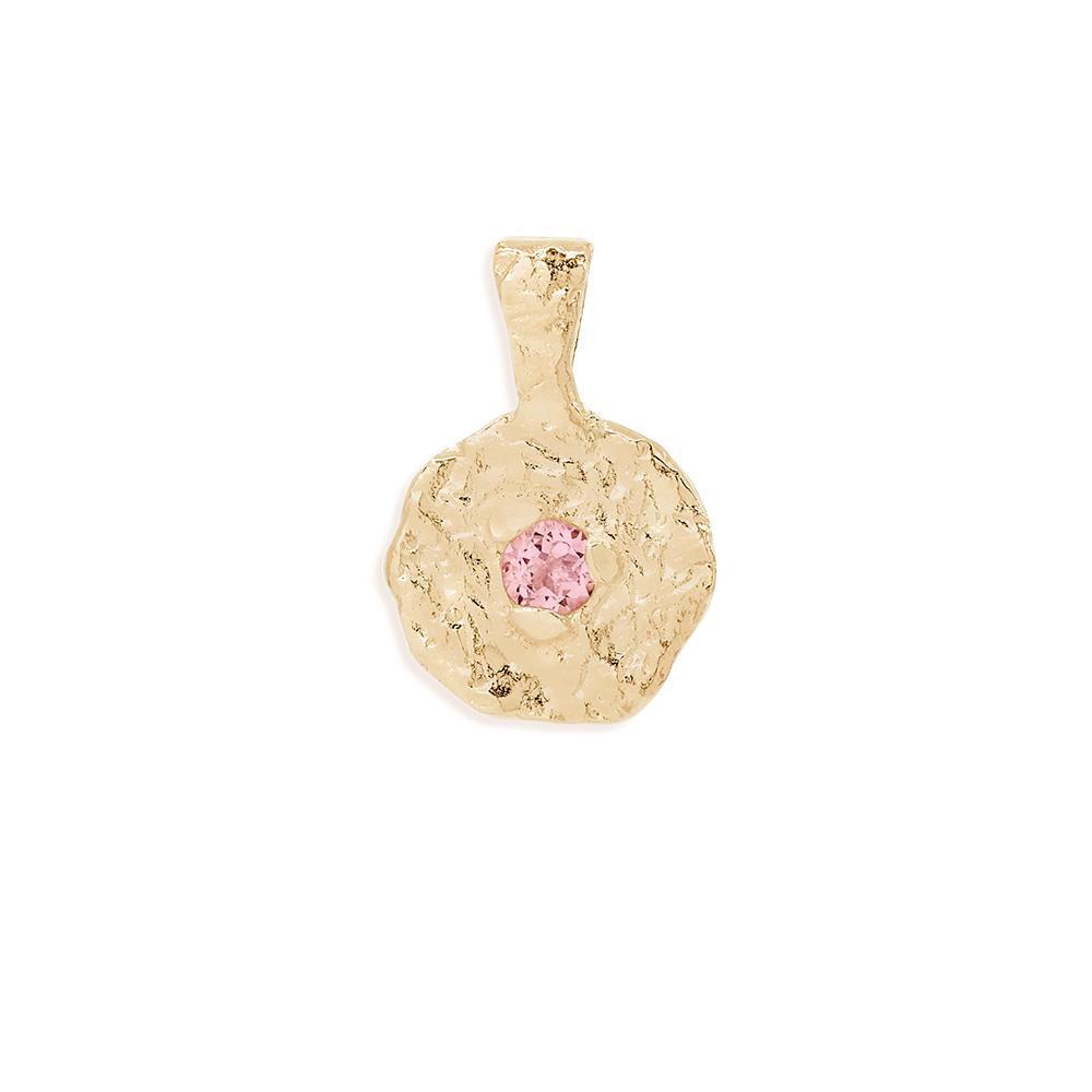 By Charlotte  Gold October Birthstone Pendant available at Rose St Trading Co
