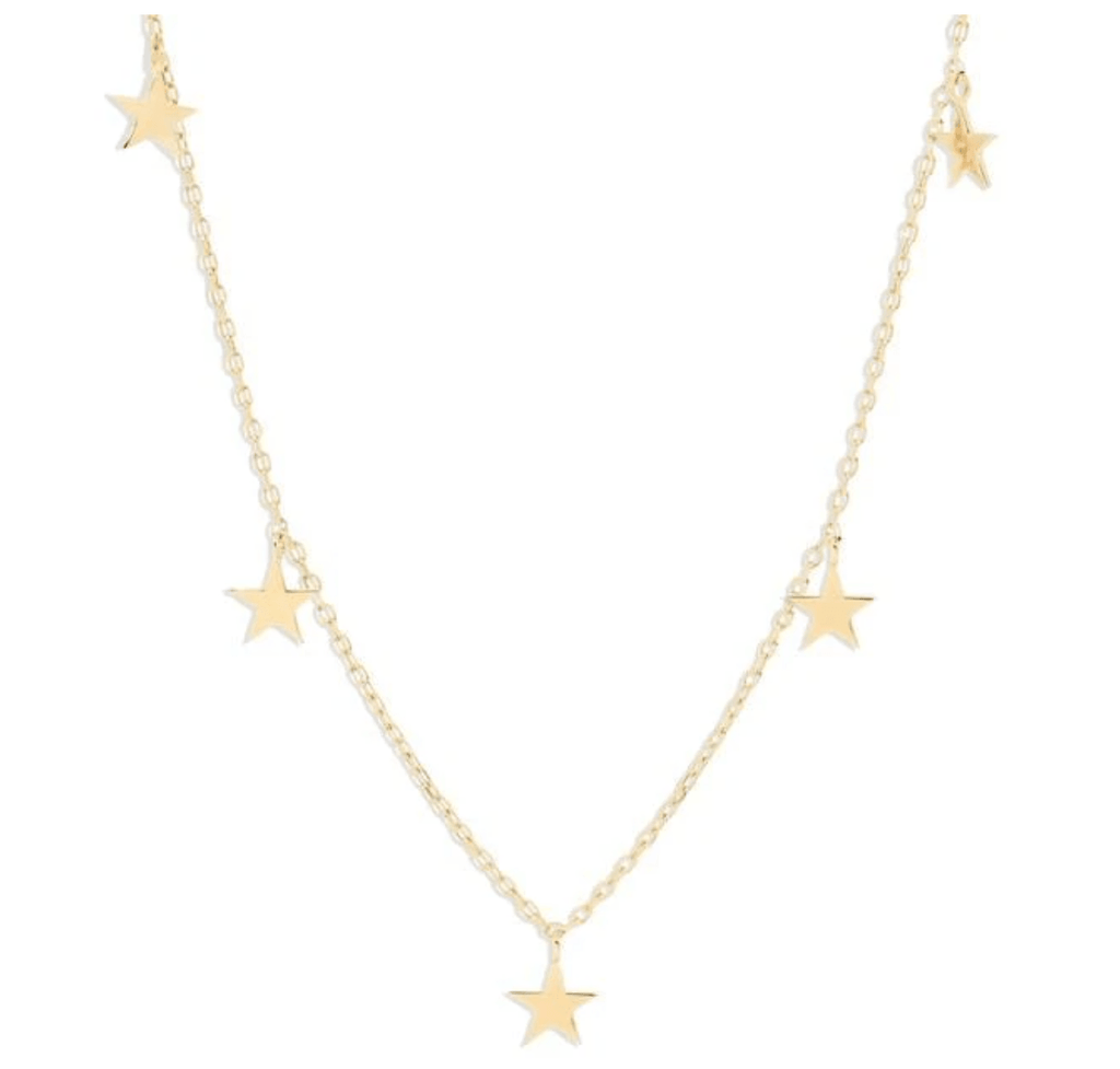 By Charlotte  Gold Star bright Anklet available at Rose St Trading Co