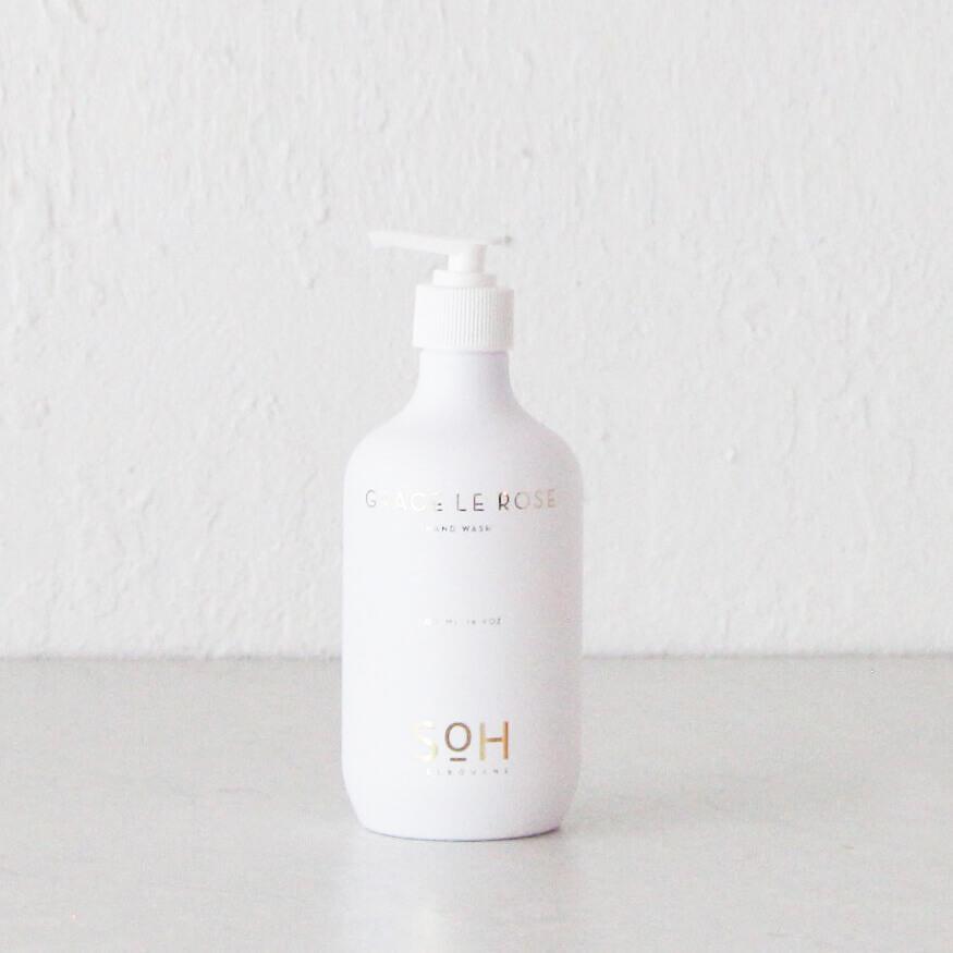 SOH  Grace Le Rose Hand Wash available at Rose St Trading Co