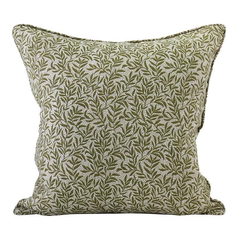 Walter G  Granada Moss Cushion - 50 x 50cm available at Rose St Trading Co