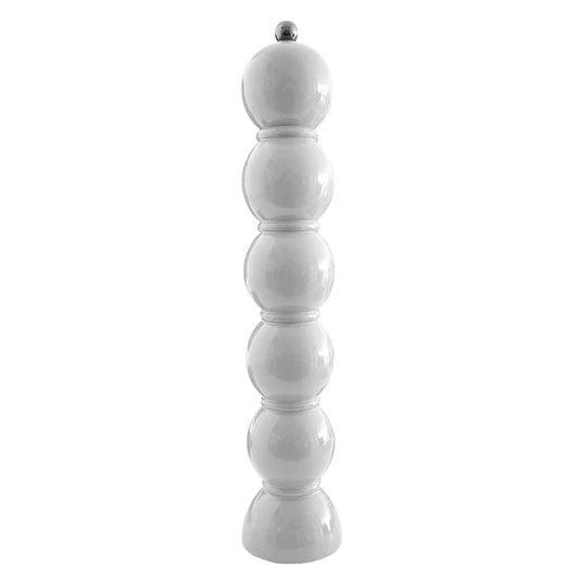 Addison Ross  Grande Bobbin Salt & Pepper Mill | White available at Rose St Trading Co