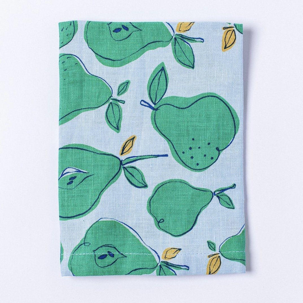 Bright Threads  Green Pear Tea Towel available at Rose St Trading Co
