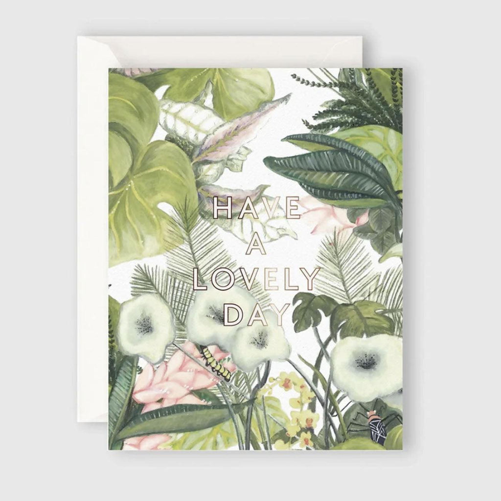 Father Rabbit  Greeting Card | Botanical Have a Lovely Day available at Rose St Trading Co