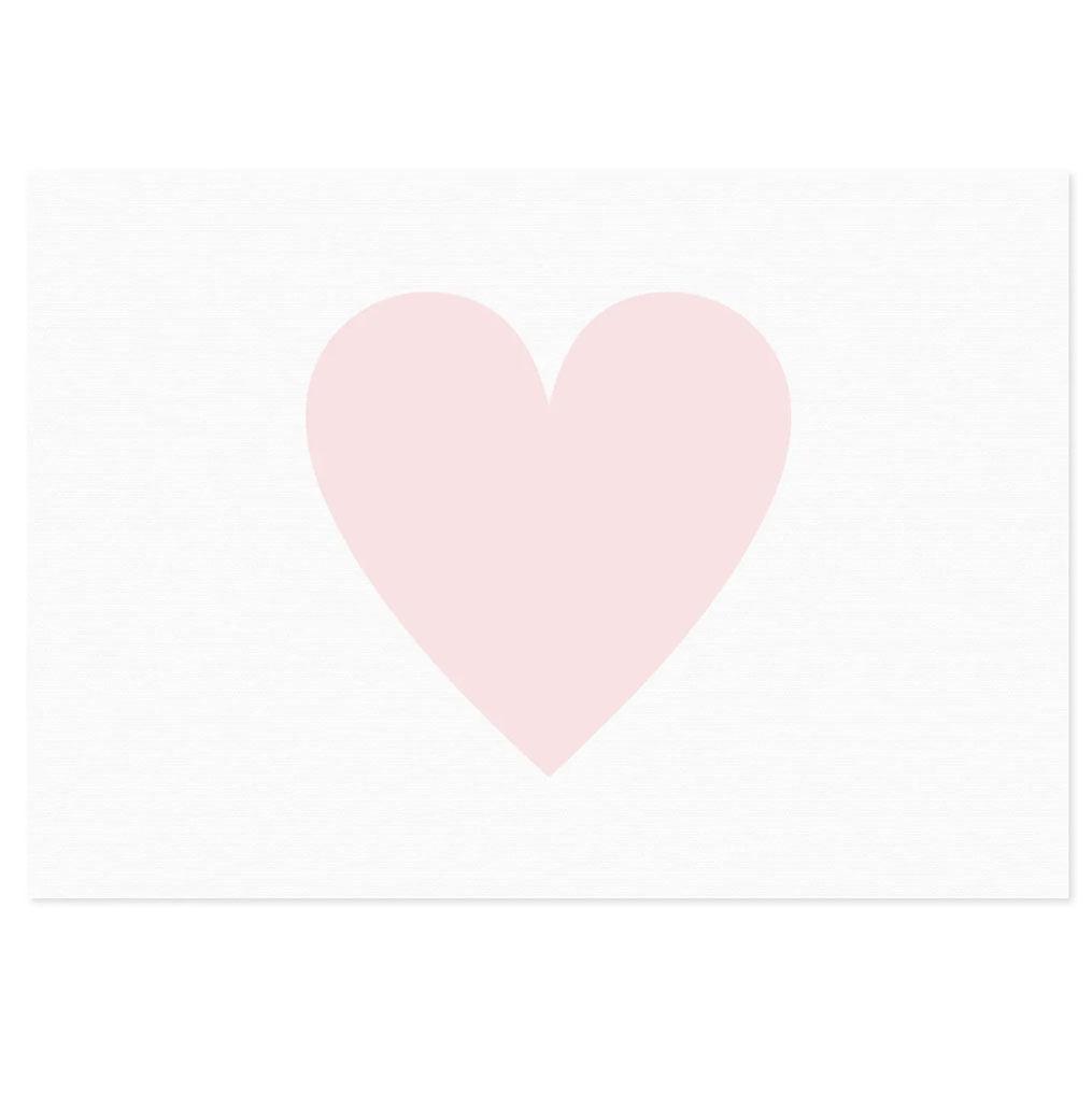 French Letter C.  Greeting Card | Pink Love Heart Large available at Rose St Trading Co