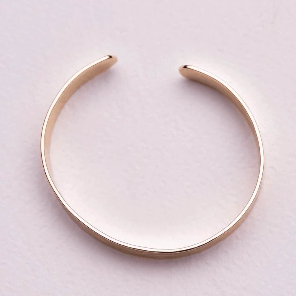 Zafino  Hammered Bangle | Gold available at Rose St Trading Co