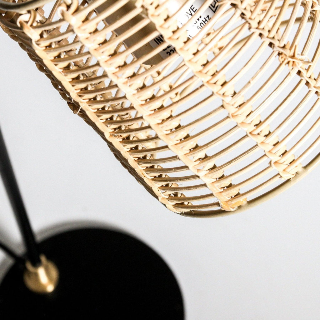 Indigo Love Collectors  Harbour Rattan Table Lamp available at Rose St Trading Co