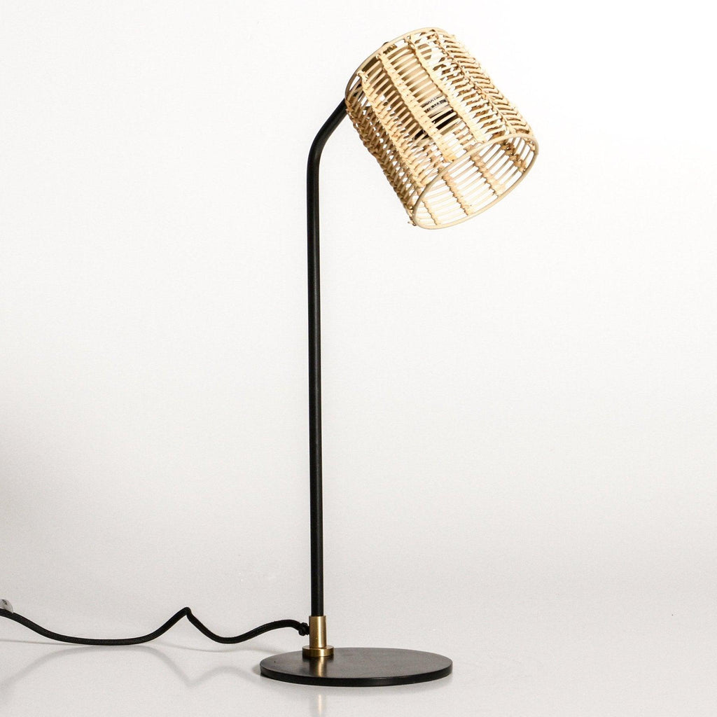 Indigo Love Collectors  Harbour Rattan Table Lamp available at Rose St Trading Co