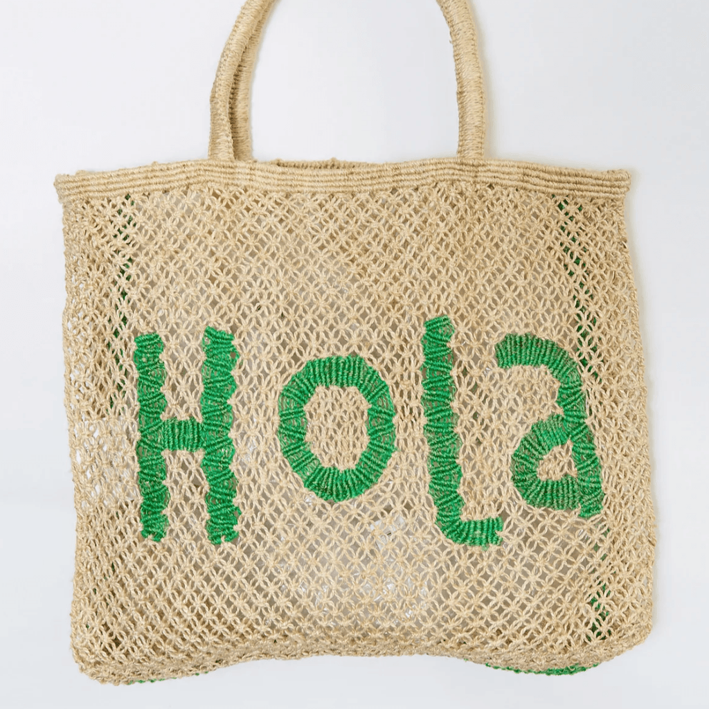 The Jacksons  HOLA Jute Bag | Natural available at Rose St Trading Co