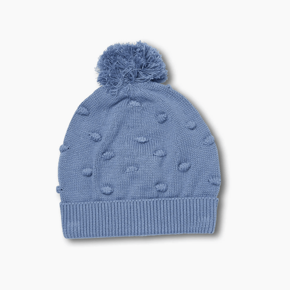 Walnut  Holland Popcorn Knit Beanie | Steel Combo available at Rose St Trading Co
