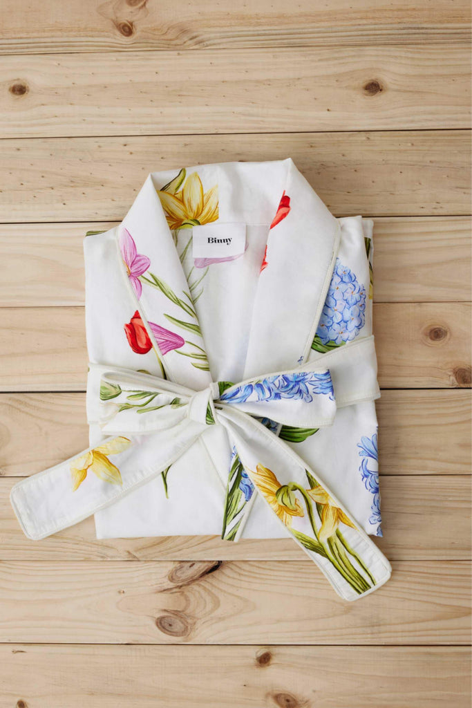 Hydrangea Robe by Binny in stock at Rose St Trading Co