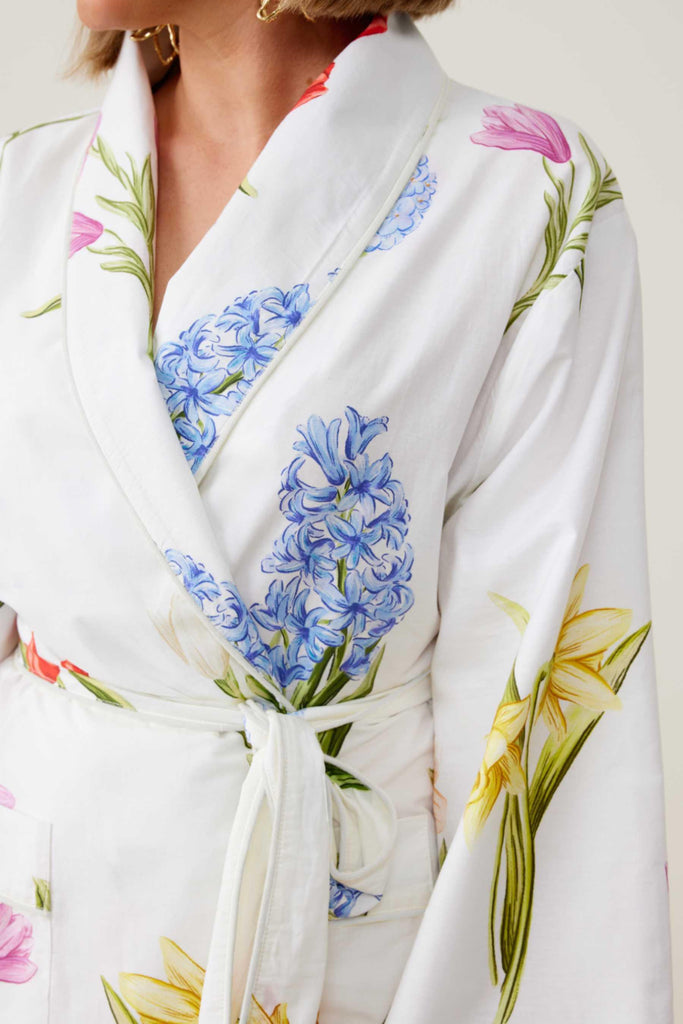 Hydrangea Robe by Binny in stock at Rose St Trading Co