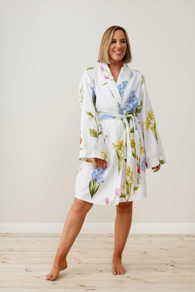 Hydrangea Robe by Binny in stock at Rose St Trading Co