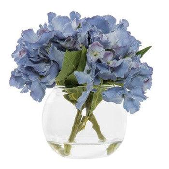 Rose St Trading Co  Hydrangea Sphere Vase | 22cm Blue available at Rose St Trading Co