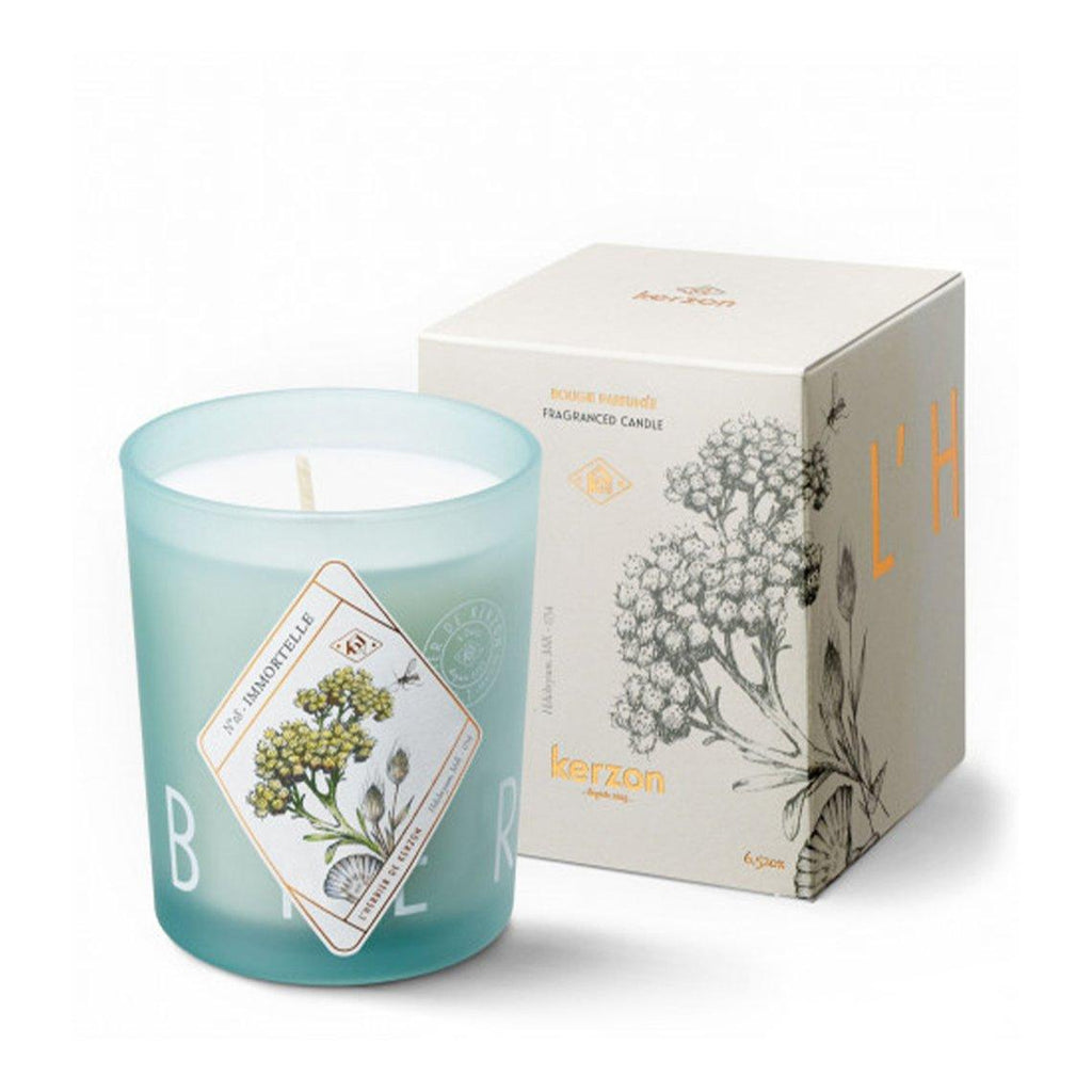 Kerzon  Immortelle Candle available at Rose St Trading Co