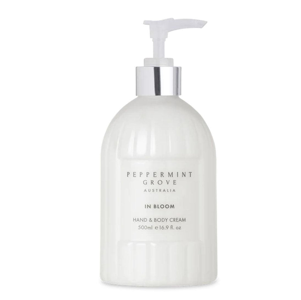 Peppermint Grove  In Bloom | Hand & Body Cream 500ml available at Rose St Trading Co