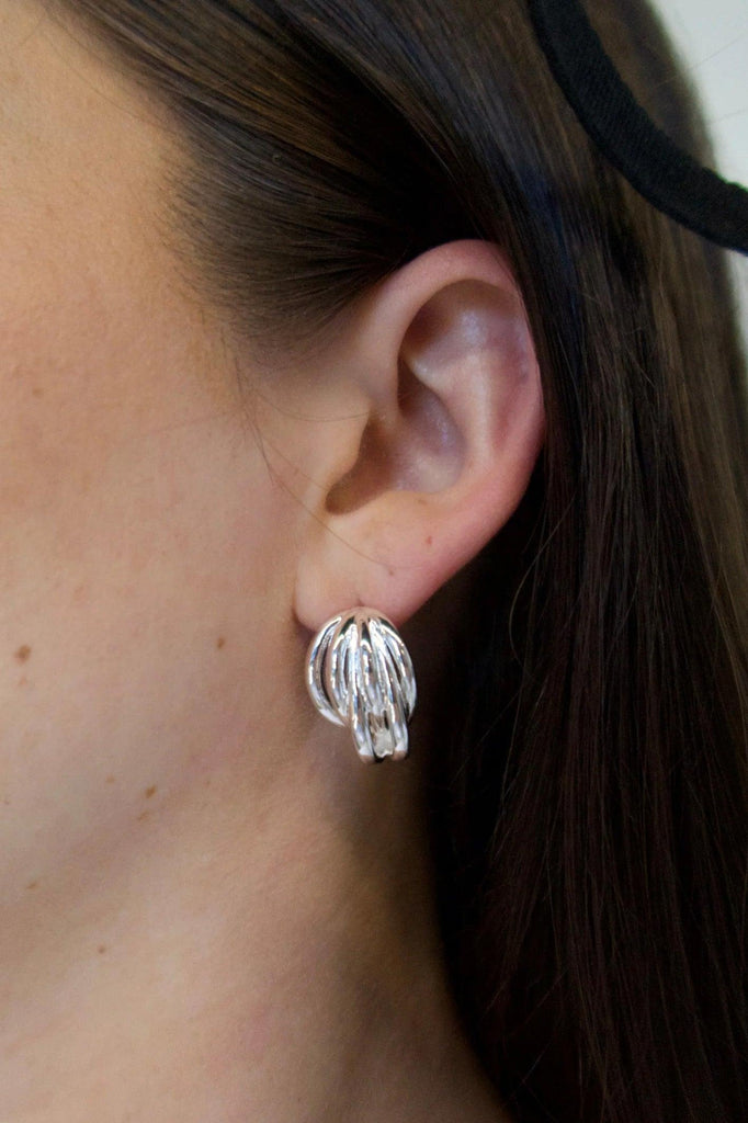 Indie Earring | Silver by Zafino in stock at Rose St Trading Co