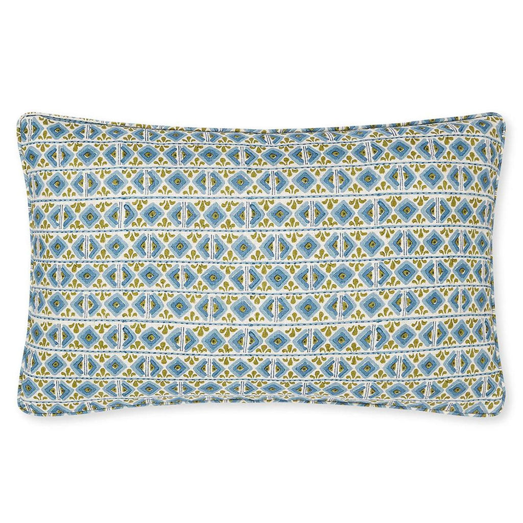 Walter G  Ishtar Moss Azure Linen Cushion available at Rose St Trading Co