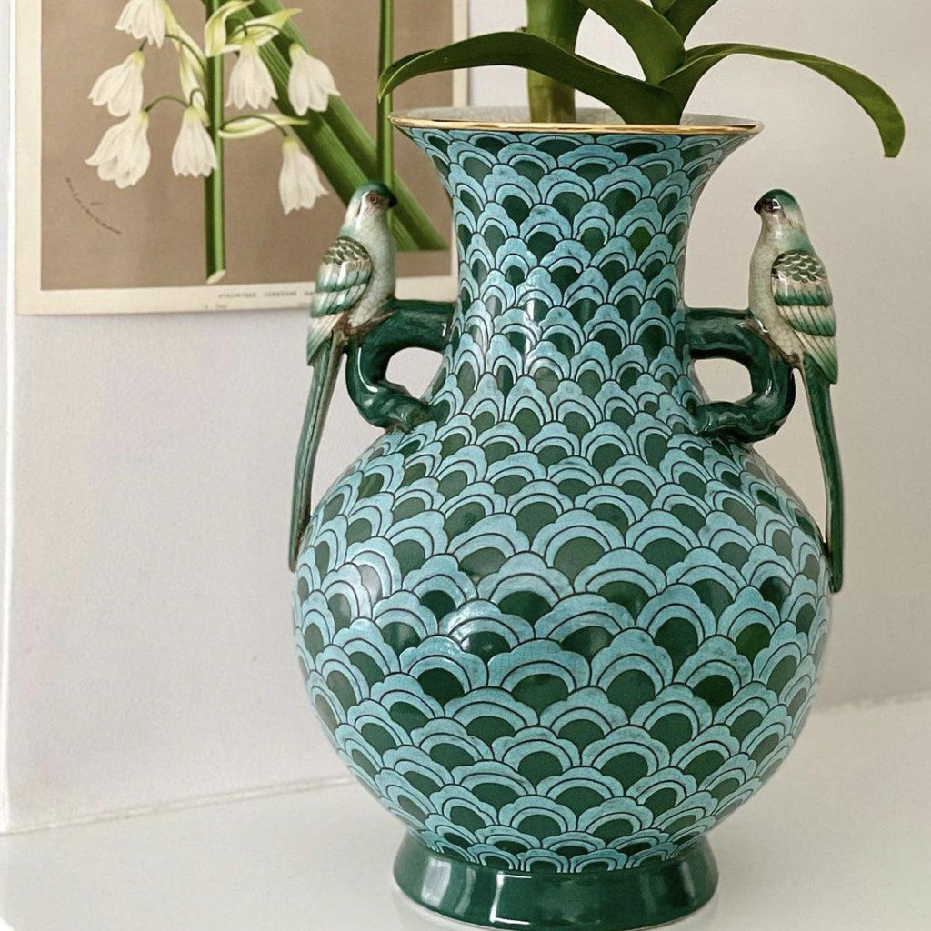 C.A.M.  Isla Porcelain Vase | Tourmaline available at Rose St Trading Co