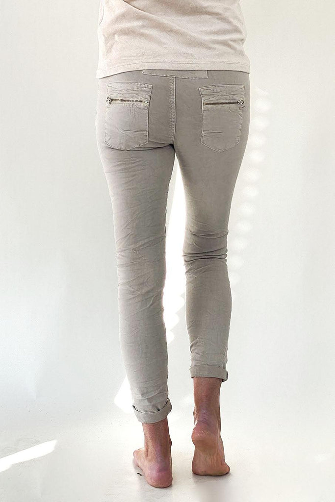 Italian Star  Italian Jeans - Beige available at Rose St Trading Co