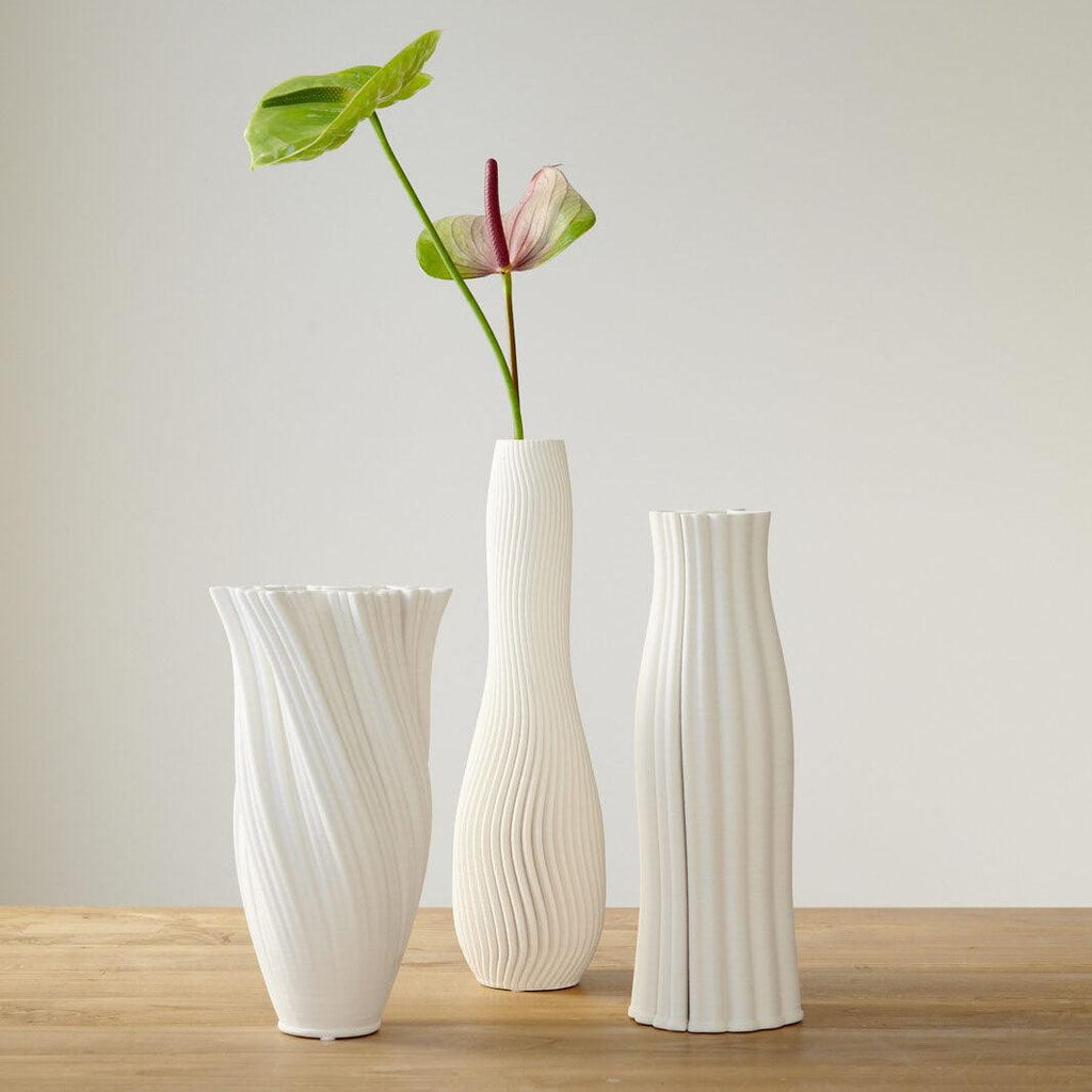 P.S. Home and Living  Ivy White Vase | 24cm available at Rose St Trading Co