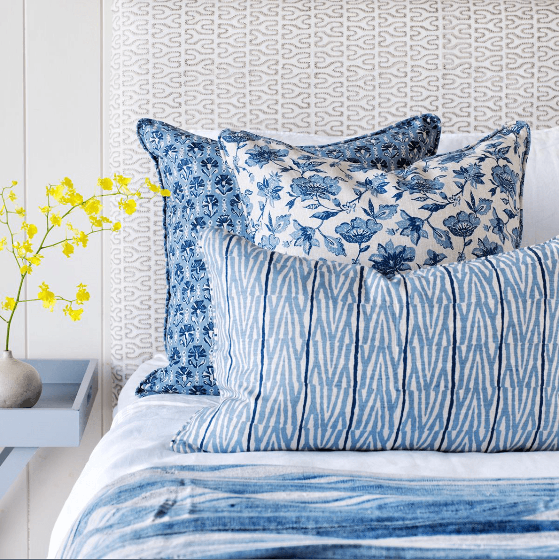 Walter G  Java Riviera Linen Cushions available at Rose St Trading Co