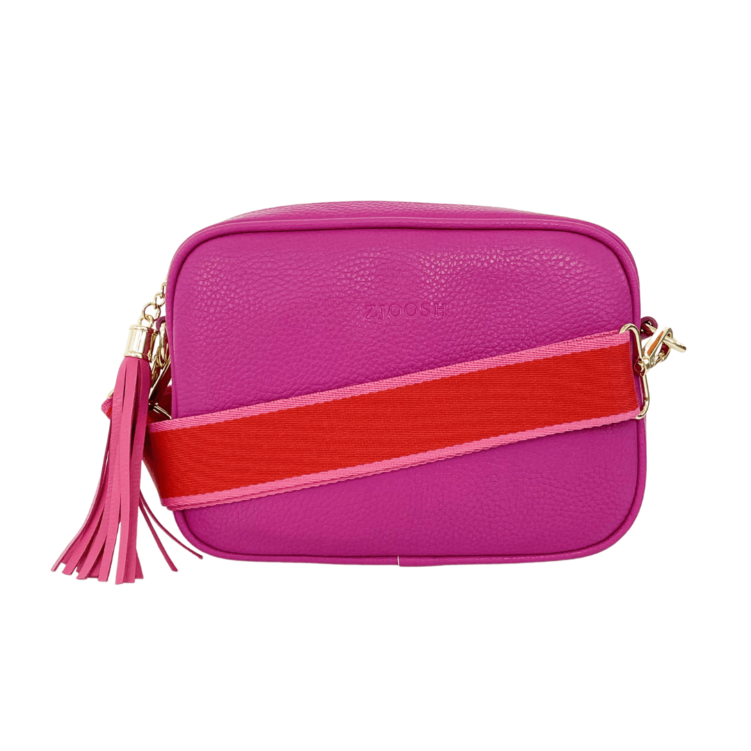 RSTC  Jenny Cross Body Bag - Bright Pink available at Rose St Trading Co