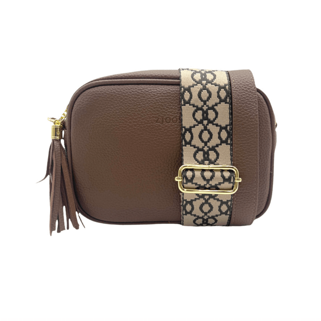 RSTC  Jenny Cross Body Bag | Chocolate available at Rose St Trading Co