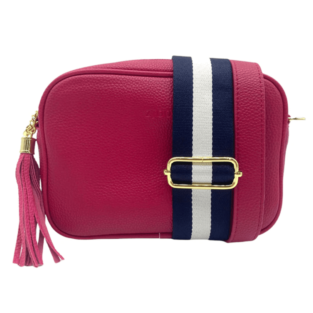 RSTC  Jenny Cross Body Bag | Raspberry available at Rose St Trading Co
