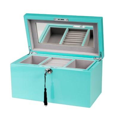 RSTC  Jewellery Box - Aqua Rectangle available at Rose St Trading Co