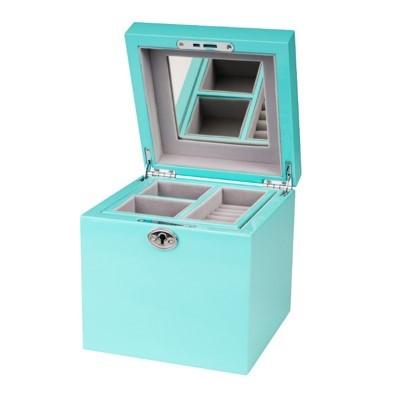 RSTC  Jewellery Box - Aqua Square available at Rose St Trading Co