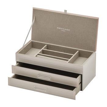 Rose St Trading Co  Jewellery Box Large- Nude available at Rose St Trading Co