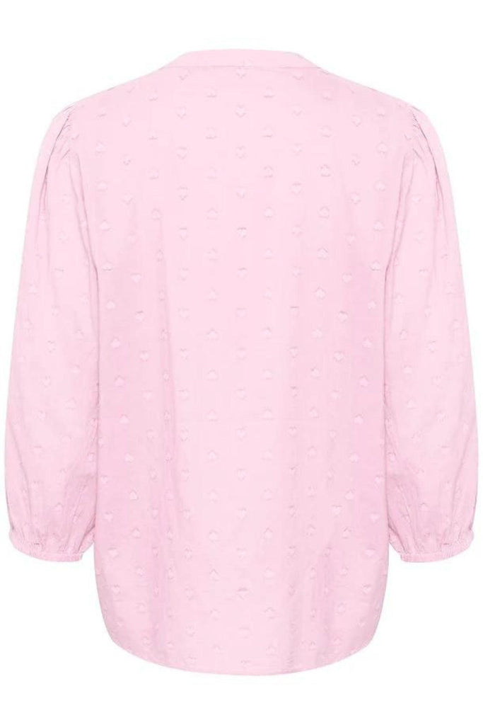 KAjollia Blouse | Pink Mist by Kaffe in stock at Rose St Trading Co