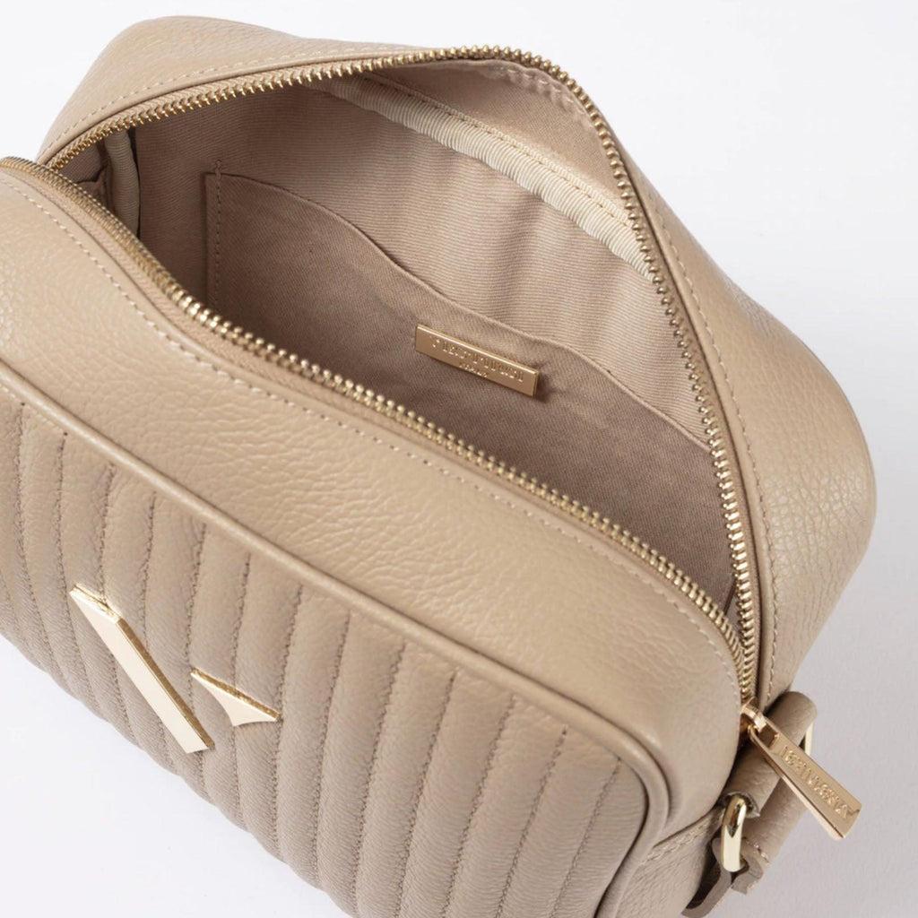 Vestirsi  Kirsty Bag | Beige with Gold Hardware available at Rose St Trading Co